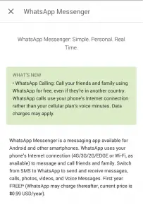 Whatsapp Voice Call without getting activation call