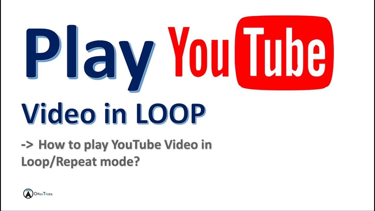 'Video thumbnail for How to play a video in Loop or Repeat mode in Youtube Android?'