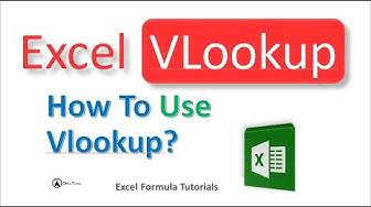 'Video thumbnail for How to Use Vlookup Function? - 1 Minute Video'
